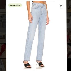 AGOLDE Criss Cross straight jeans - size 24